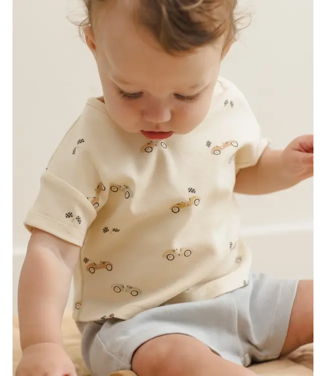 Quincy Mae Baby Boxy Tee - Racecar