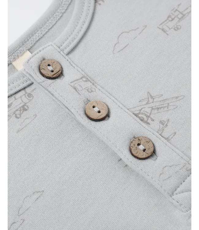 Quincy Mae Short Sleeve One-Piece - Airplanes