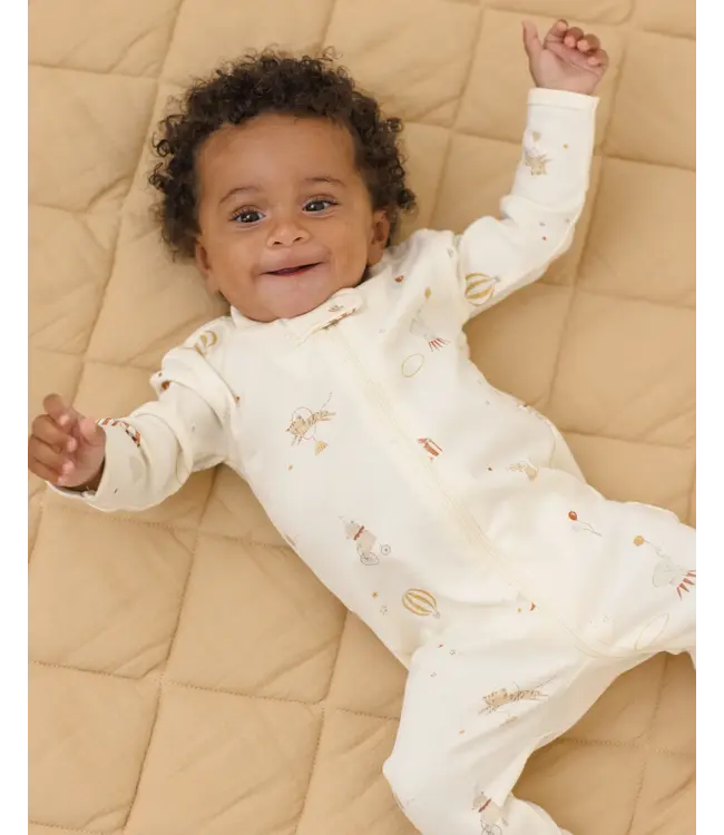 Quincy Mae Zip Sleeper Footie - Carnival