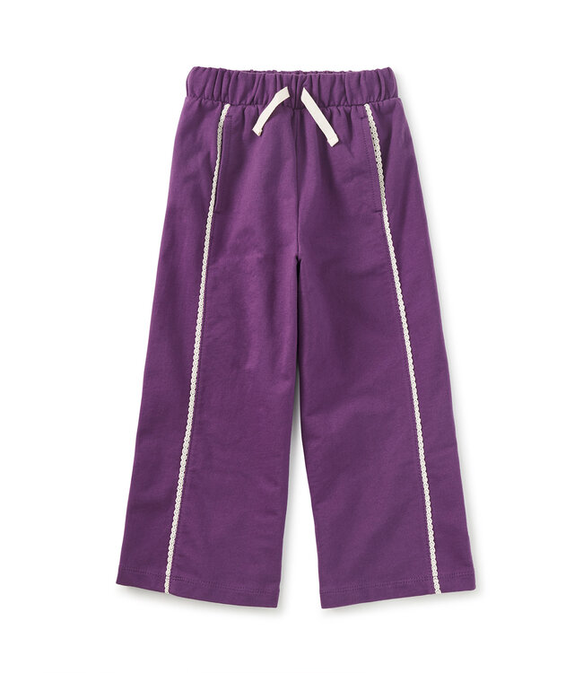 Tea Collection Lace Trim Track Pants