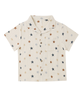 Rylee & Cru Lapel Collar Shirt - Stars