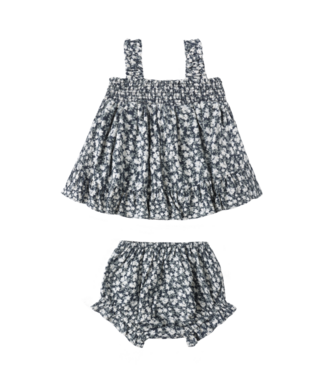 Rylee & Cru Baby Lala Set - Navy Floral