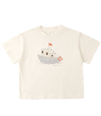 Rylee & Cru Baby Relaxed Tee - Tug Boat