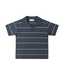Rylee & Cru Chandler Knit Polo - Navy Stripe
