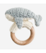 Blueberry Hill Rattle Teether, Whale