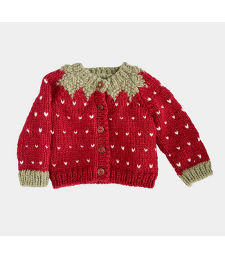 Blueberry Hill Strawberry Baby Cardigan