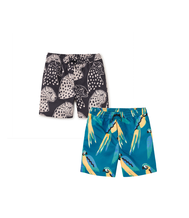 Tea Collection Mid-Length Swim Trunks