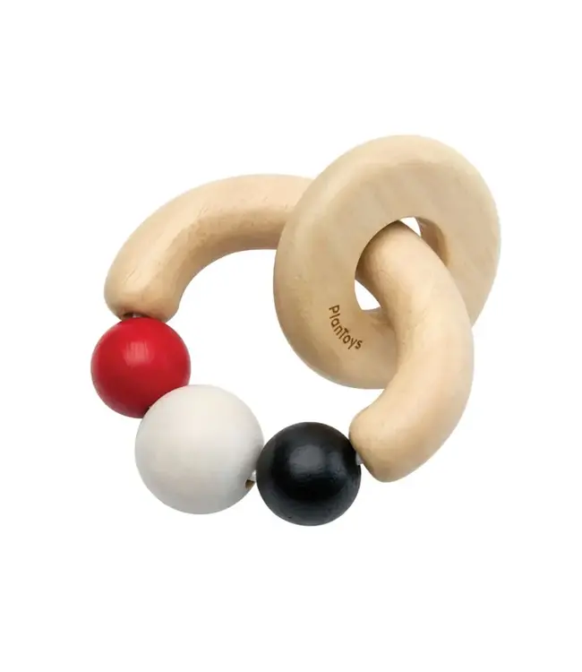 Plan Toys Beads Rattle - High Contrast