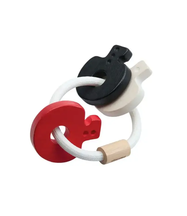 Plan Toys Baby Key Rattle - High Contrast