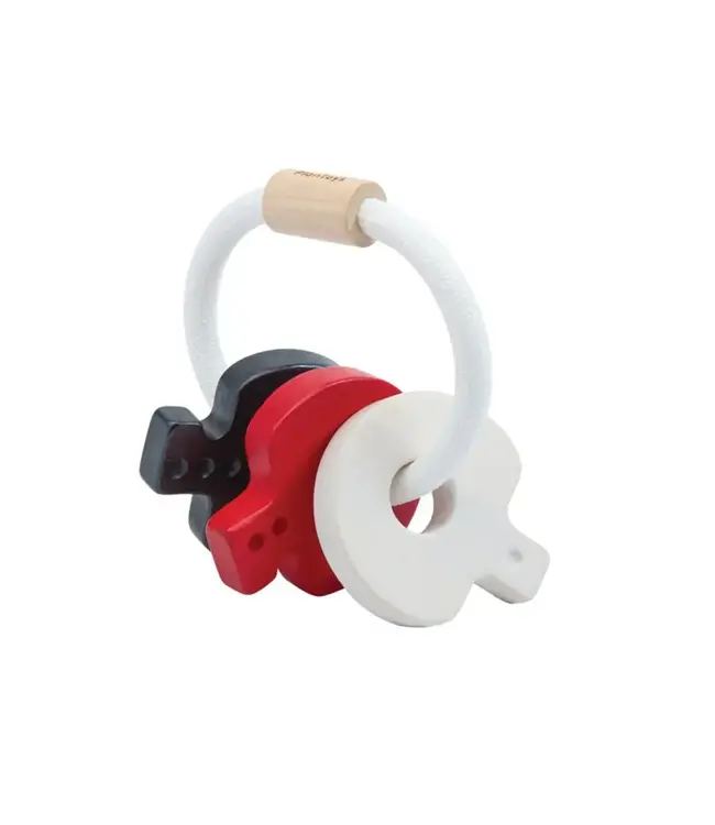 Plan Toys Baby Key Rattle - High Contrast