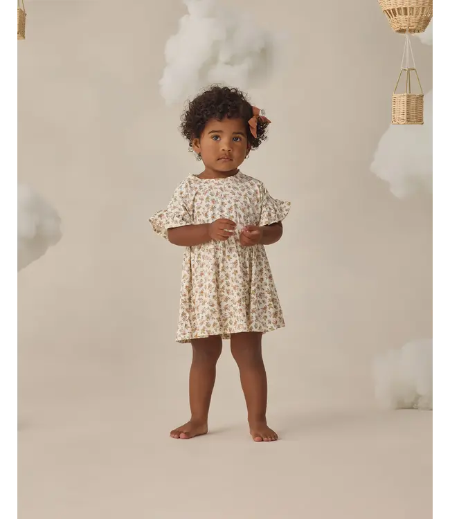 Quincy Mae Bamboo Babydoll Dress - Wildflower
