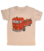 Orange Heat Fire Truck Tee