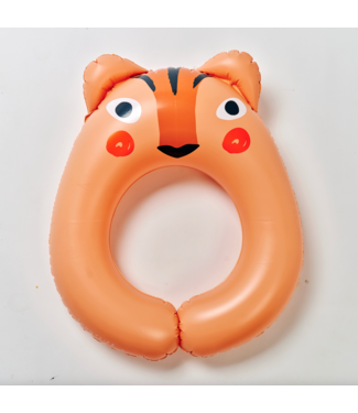 Sunnylife Kids Tube Pool Ring - Tino the Tiger Clay
