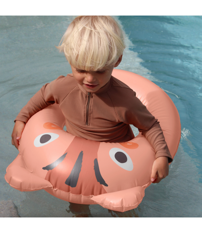 Sunnylife Kids Tube Pool Ring - Tino the Tiger Clay
