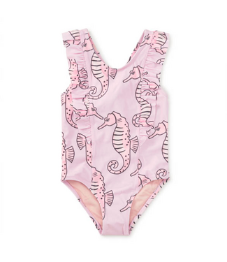 Tea Collection Ruffle One-Piece Swimsuit - Caballito de Mar