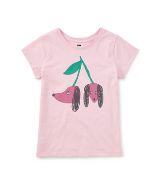 Tea Collection Cherry Dogs Graphic Tee
