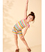 Tea Collection Tie Shoulder Sporty Romper - San Sebastian Stripe