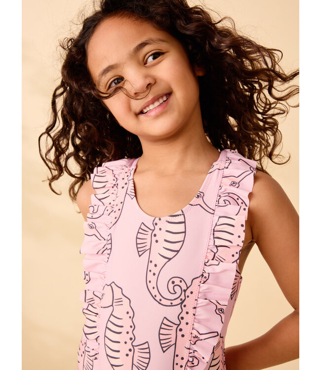 Tea Collection Ruffle One-Piece Swimsuit - Caballito de Mar