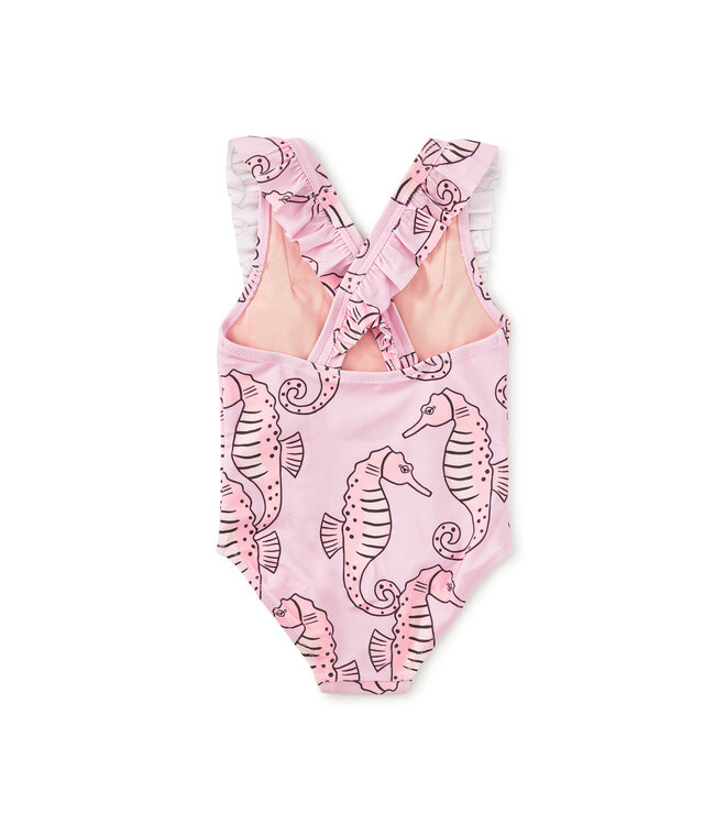 Tea Collection Ruffle One-Piece Swimsuit - Caballito de Mar