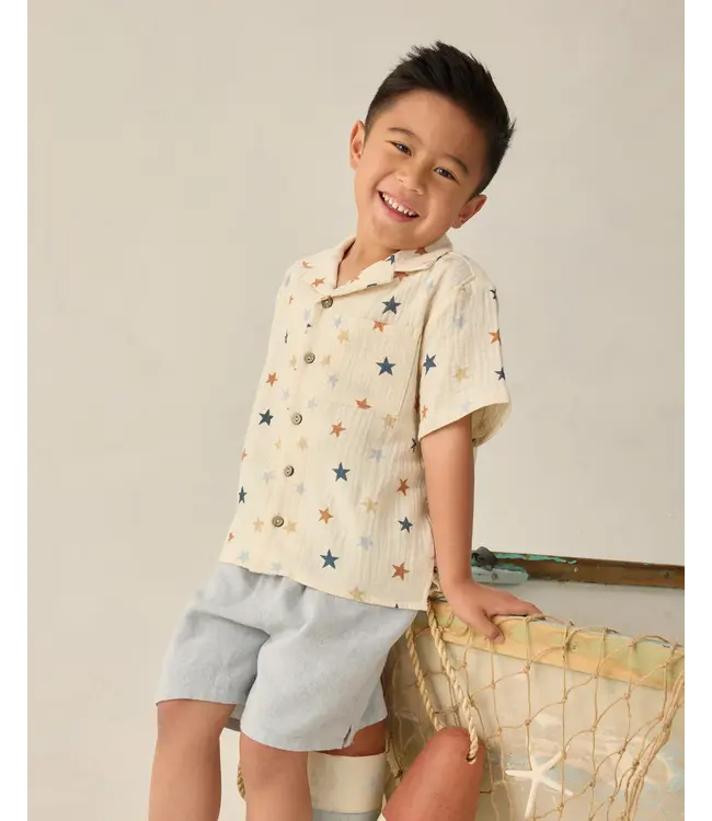 Rylee & Cru Lapel Collar Shirt - Stars