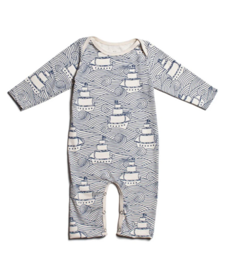 Winter Water Factory High Seas Navy Romper