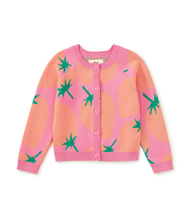 Tea Collection Strawberry Iconic Cardigan