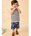 Tea Collection Baby Tank Set - Naval Blue