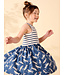 Tea Collection Print Mix Skirt Dress - Sardines
