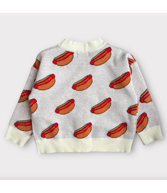 Best Day Ever Kids Hot Dog! Cardigan