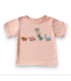 Best Day Ever Kids Dino Dance Party Tee - Pink