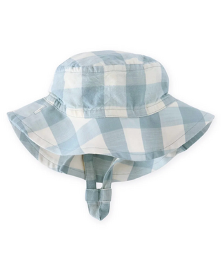 Pehr Checkmate Bucket Hat - Pond