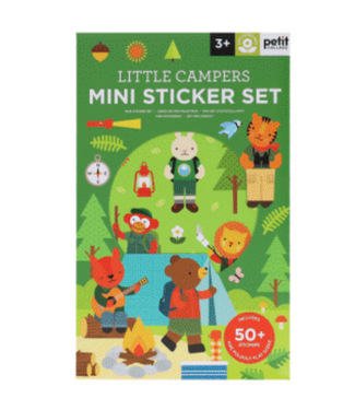 Petit Collage Mini Sticker Set: Little Campers