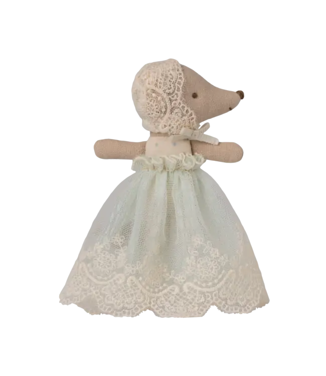 Maileg Baby Mouse in Gown