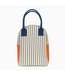 Fluf Zipper Lunch Bag - Pencil Stripe Nautical
