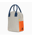 Fluf Zipper Lunch Bag - Pencil Stripe Nautical