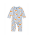 Tea Collection Long Sleeve Pocket Baby Romper - Cutie Corgis