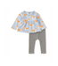 Tea Collection Baby Peplum Two Piece Set - Cutie Corgis