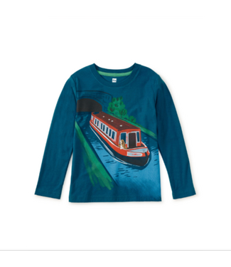 Tea Collection Dog On A Boat Graphic Tee
