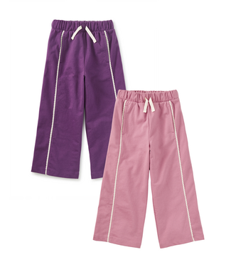 Tea Collection Lace Trim Track Pants