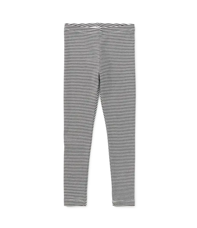 Tea Collection Baby Striped Leggings - Jet Black