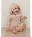 Quincy Mae Bunny Knit Sweater - Heathered Latte