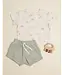Quincy Mae Baby Boxy Tee - Dinosaur