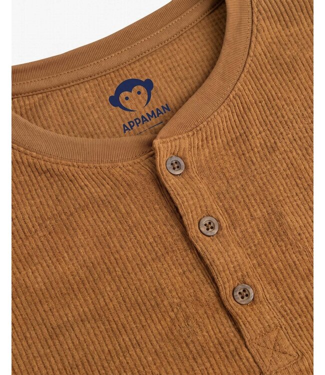 Appaman Craftsman Thermal Henley - British Khaki