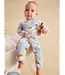 Tea Collection Long Sleeve Pocket Baby Romper - Cutie Corgis