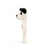 Jellycat Bashful Black and Cream Puppy Ring Rattle
