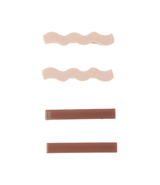 Rylee & Cru Wavy Clip Set - Petal, Mulberry