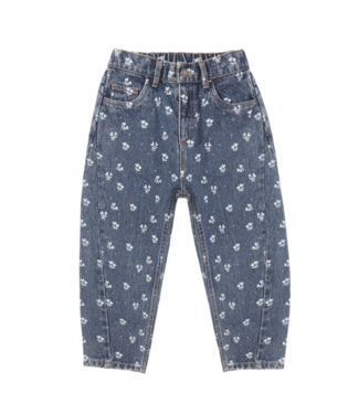 Rylee & Cru Barrel Pants - Heart Ditsy
