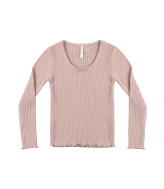 Rylee & Cru Ribbed Long Sleeve - Rosewood