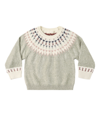 Rylee & Cru Fair Isle Sweater - Sage