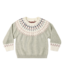 Rylee & Cru Fair Isle Sweater - Sage
